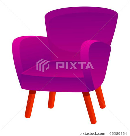 mauve armchair