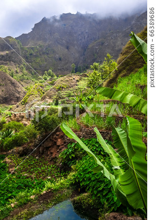 Paul Valley landscape in Santo Antao island, Cape 66389686