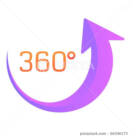 Vr video icon, cartoon style 66390175