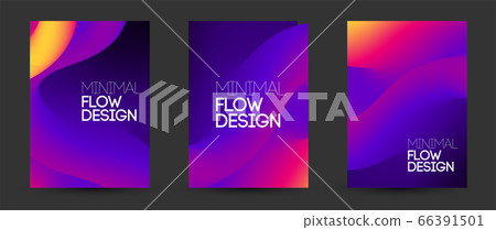 Vector Modern abstract design background Flow... - Stock Illustration ...