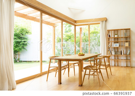 Dining house dwelling interior Dining house dwelling interior 66391937