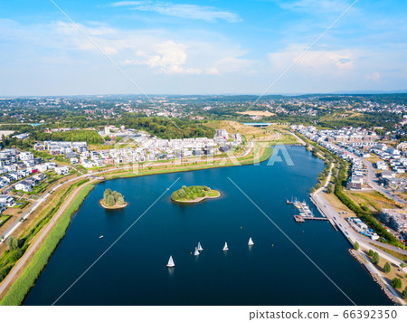 Phoenix See lake in Dortmund Phoenix See lake in Dortmund 66392350