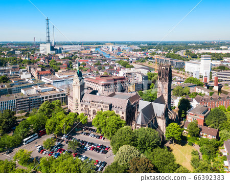 Duisburg city skyline in Germany Duisburg city skyline in Germany 66392383
