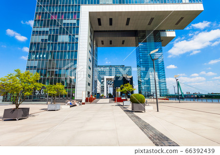 Kranhaus complex in Rheinauhafen, Cologne 66392439