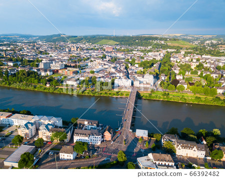 Trier aerial panoramic view, Germany 66392482
