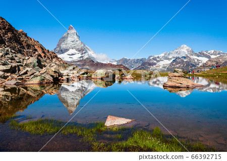 Riffelsee lake and Matterhorn, Switzerland 66392715
