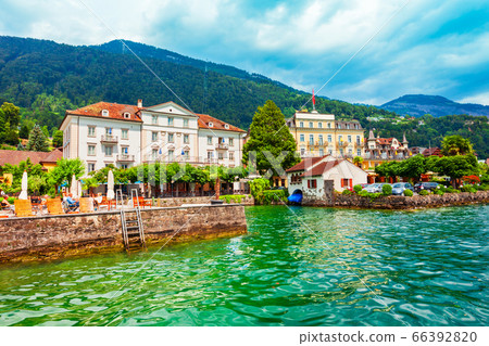 Weggis town on Lake Lucerne 66392820