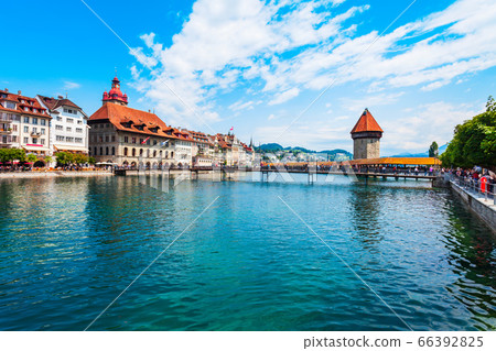 Kapellbrucke Bridge, Wasserturm Tower, Lucerne Kapellbrucke Bridge, Wasserturm Tower, Lucerne 66392825