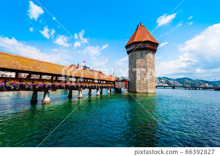 Kapellbrucke Bridge, Wasserturm Tower, Lucerne 66392827