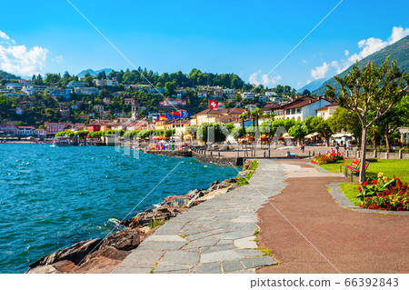 Ascona town near Locarno, Switzerland 66392843