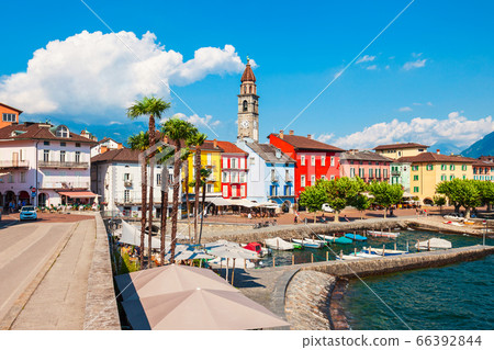 Ascona town near Locarno, Switzerland 66392844
