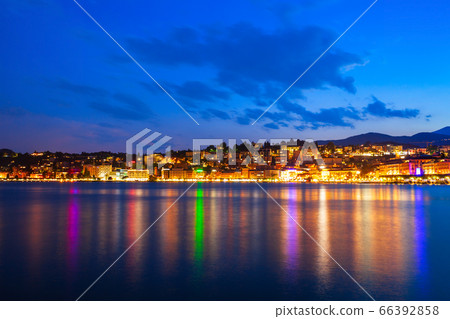 Lugano lake and city, Switzerland Lugano lake and city, Switzerland 66392858
