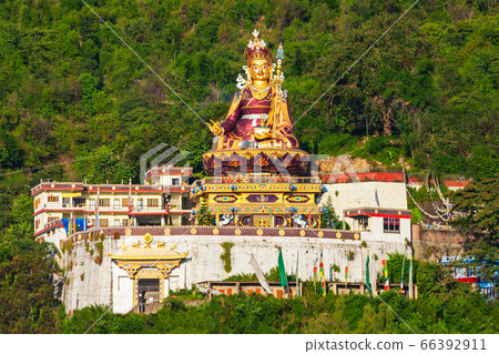 Guru Padmasambhava statue in Rewalsar, India 66392911