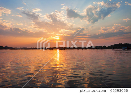 Sunset at Keshi Ghat, Vrindavan Sunset at Keshi Ghat, Vrindavan 66393066