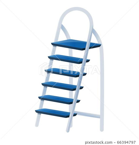 Footway ladder icon, cartoon style Footway ladder icon, cartoon style 66394797