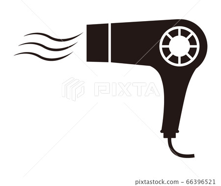 吹風機吹來的風的插圖 66396521