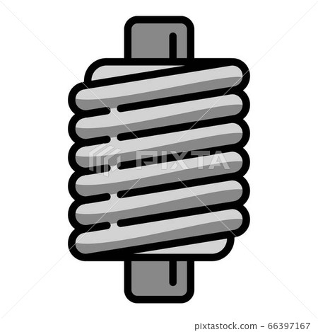 Machine coil icon, outline style 66397167
