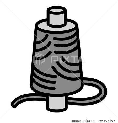 Wired coil icon, outline style 66397196