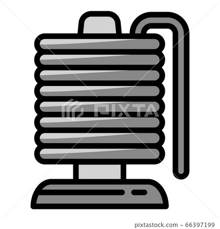 Magnetic coil icon, outline style 66397199