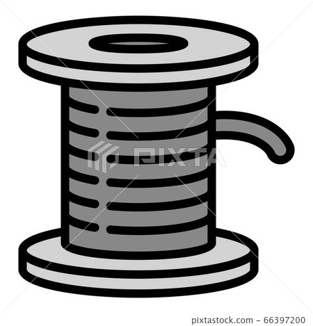 Wood coil icon, outline style 66397200