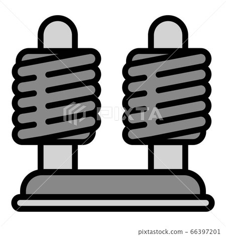 Coil stand icon, outline style 66397201