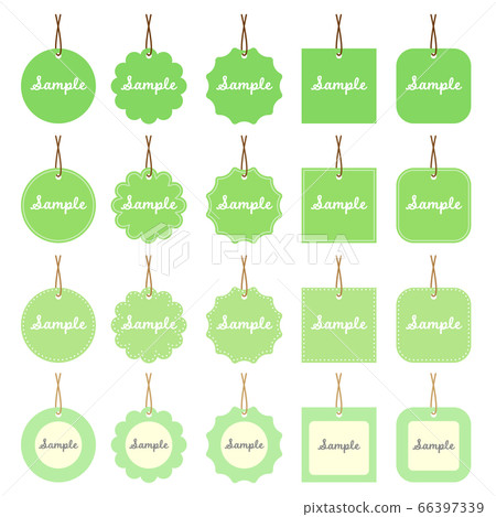 Tag material with text 66397339