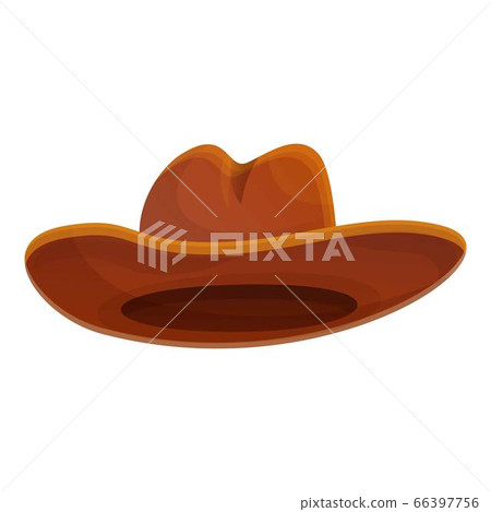 Texas cowboy hat icon, cartoon style Texas cowboy hat icon, cartoon style 66397756