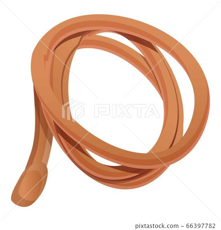 Cowboy rope icon, cartoon style 66397782