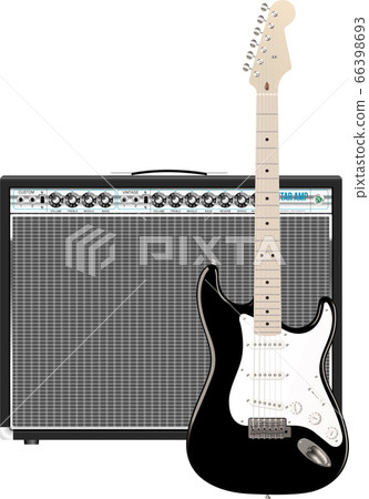 Guitar and amp 66398693