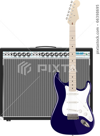 Guitar and amp 66398695