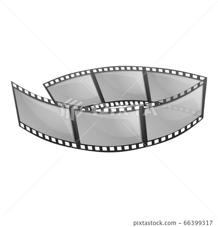 Filmstrip camera icon, cartoon style 66399317