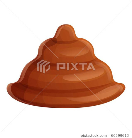 Cocoa bonbon icon, cartoon style 66399613