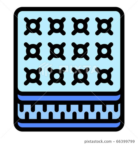 Soft mattress icon, outline style 66399799