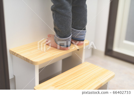 A child washing hands A child washing hands 66402733