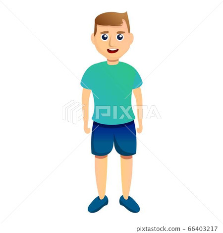 Cute boy icon, cartoon style Cute boy icon, cartoon style 66403217