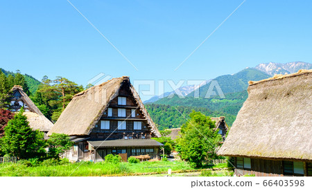 初夏的白川鄉(早晨) 初夏的白川鄉(早晨) 66403598
