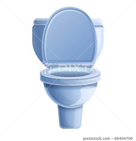 Sanitary toilet icon, cartoon style 66404706