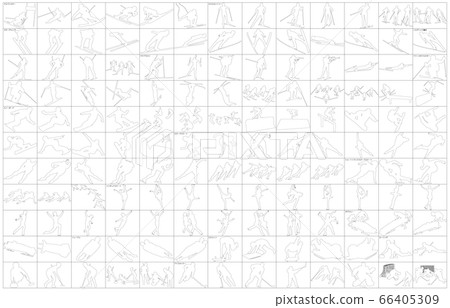 冬季運動剪影線框架名稱 冬季運動剪影線框架名稱 66405309