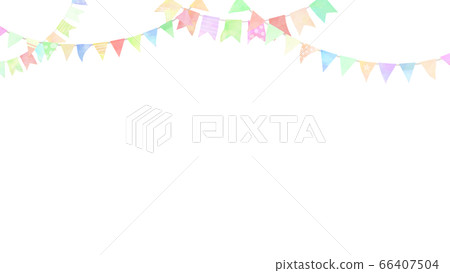 Garland background - Stock Illustration [66407504] - PIXTA