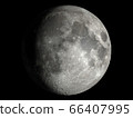 A little missing real moon: Created from NASA-provided material, 3DCG 66407995