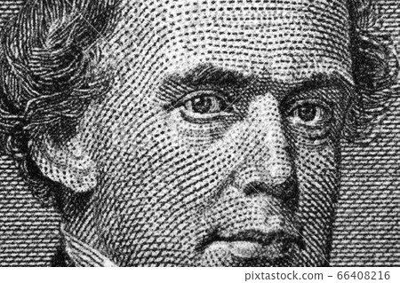 Salmon Portland Chase a closeup portrait from money Salmon Portland Chase a closeup portrait from money 66408216
