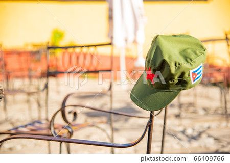 Cuba Trinidad town restaurant Casa de la Musica chair and hat 66409766