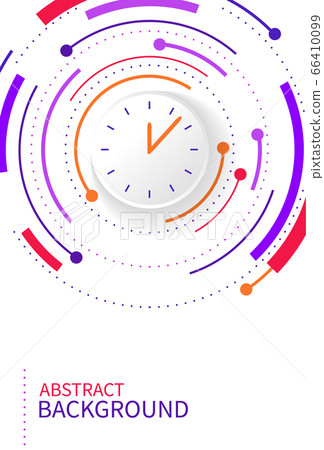 Abstract background with color circle line on white Abstract background with color circle line on white 66410099
