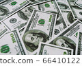 Background with money american hundred dollar bills 66410122