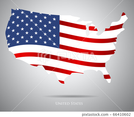 UNITED STATES OF AMERICA MAP, USA vector, 66410602