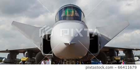Close-up of the Swedish Grippen Close-up of the Swedish Grippen 66411679