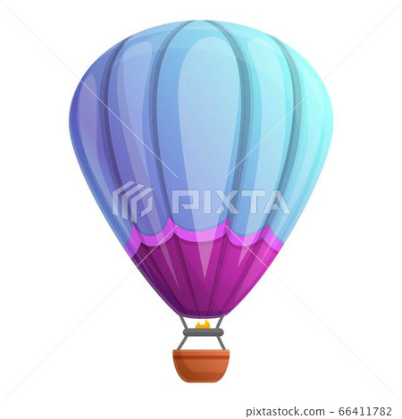 Activity air balloon icon, cartoon style 66411782