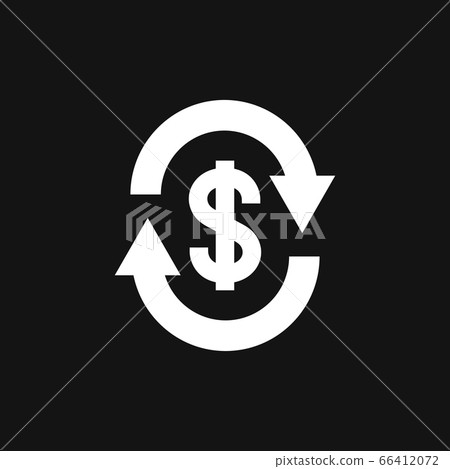 Transfer vector icon. Money symbol isolated on Transfer vector icon. Money symbol isolated on 66412072