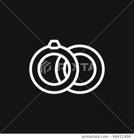 Ring icon, engagement and wedding ring. Vector Ring icon, engagement and wedding ring. Vector 66412486