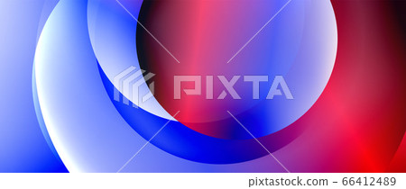 Circle modern geometric abstract background with liquid gradients 66412489